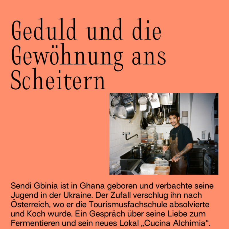 Geduld und die Gewöhnung ans Scheitern