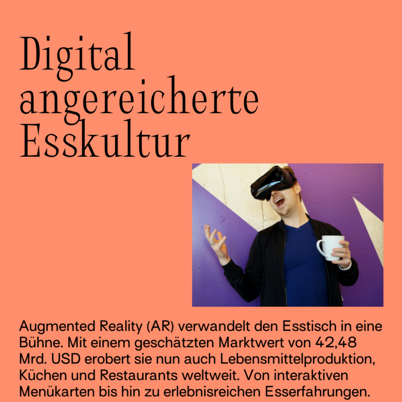 Digital angereicherte Esskultur