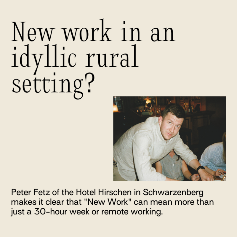 New work in an idyllic rural setting?