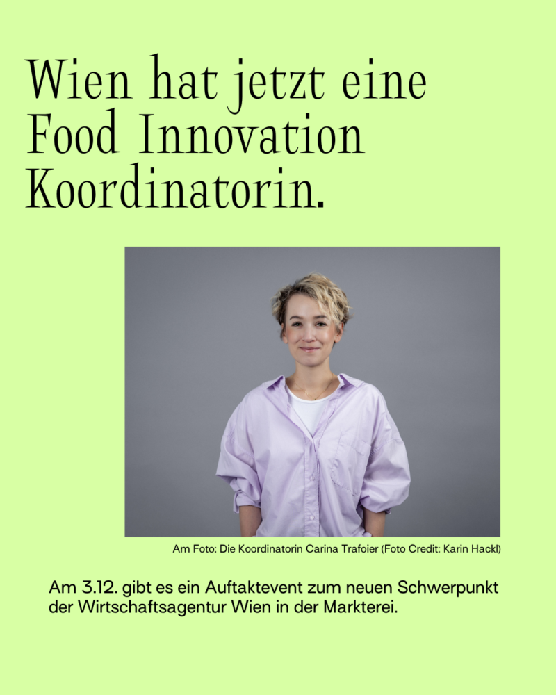 Neu in Wien: Der VIENNA FOOD INNOVATION Hub